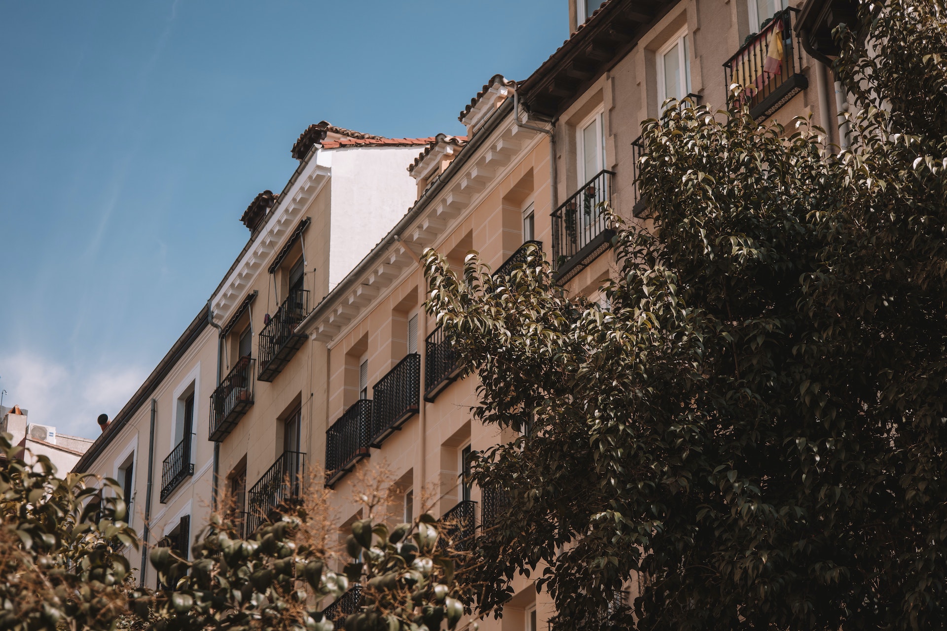 City Residential Buildings Facades